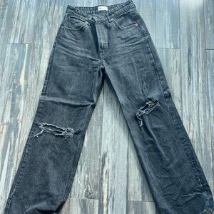 Zara Distressed Black Women Jeans